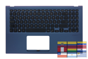 Clavier bleu latino Asus VivoBook