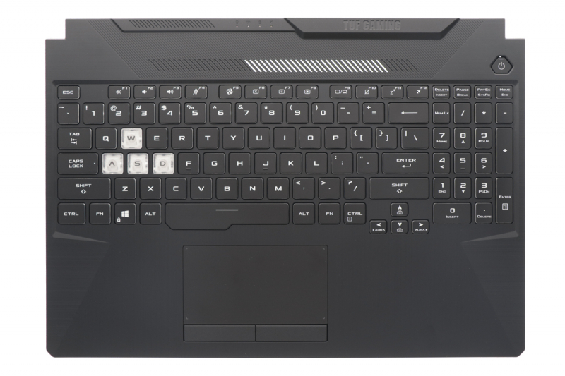Clavier noir rétroéclairé USA TUF Gaming Asus