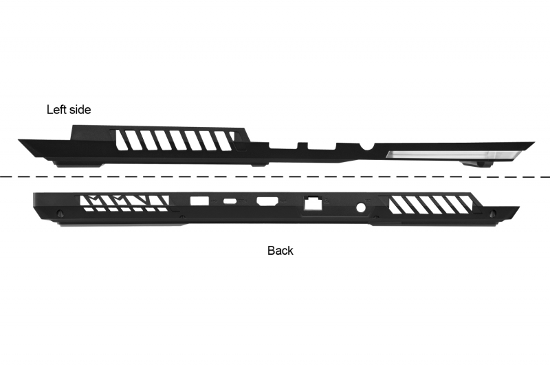 Bottom Case noir 15 pouces Asus - 90NR0551-R7D010