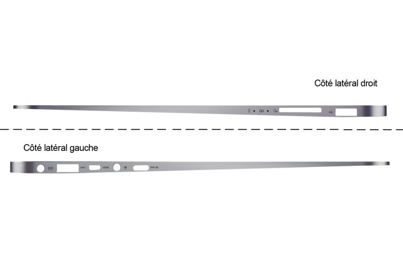 Clavier canadien rétroéclairé Asus ZenBook gris