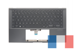 Clavier gris rétroclairé ZenBook Asus