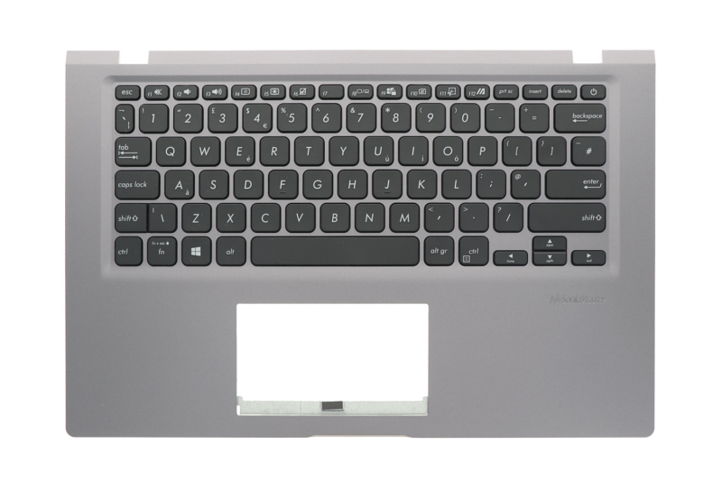 Clavier Asus anglais gris QWERTY rechange