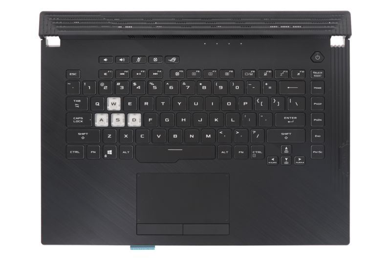 Clavier noir rétroéclairé américain ROG Strix Scar III QWERTY