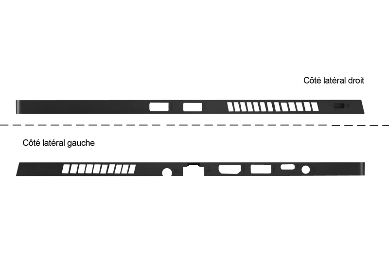 Clavier noir rétroéclairé belge TUF Dash Asus