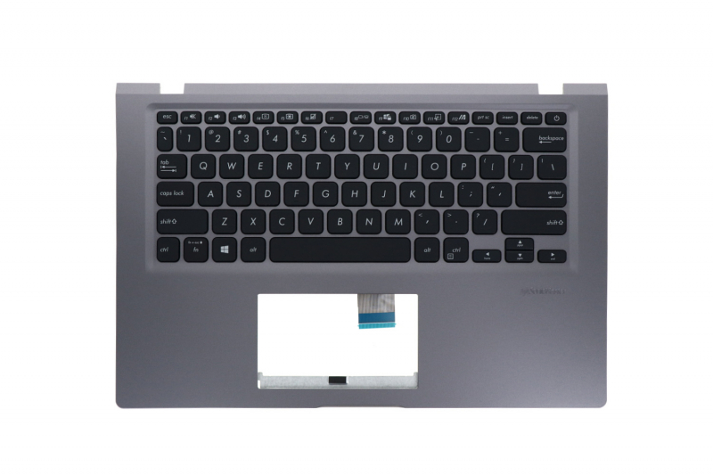 Clavier Asus américain gris de rechange