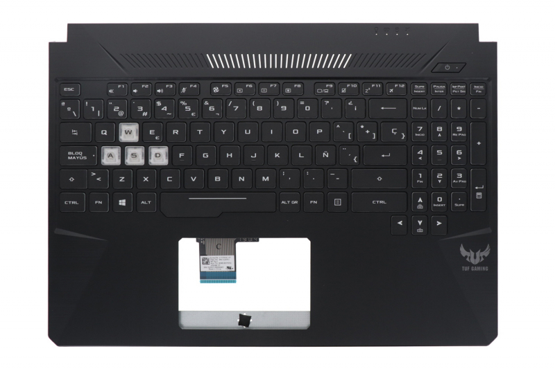 Clavier Asus TUF Gaming Noir Espagnol QWERTY