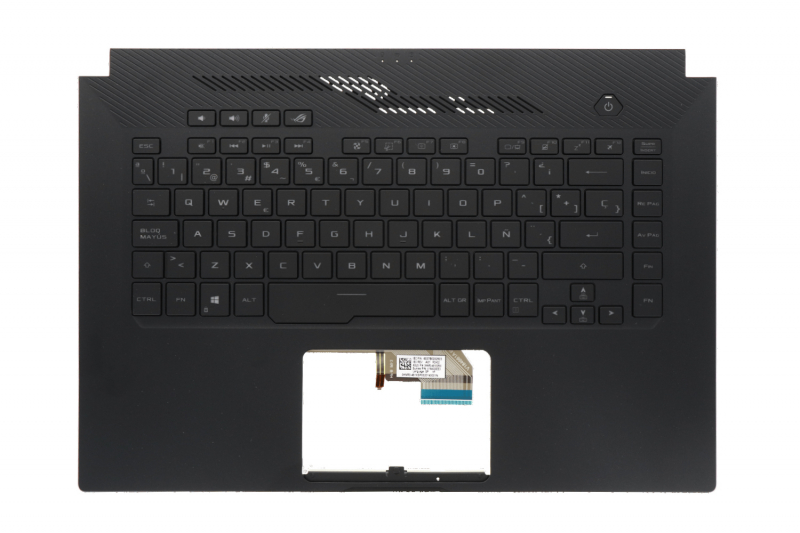 Clavier Asus ROG Zephyrus Noir Espagnol Authentique