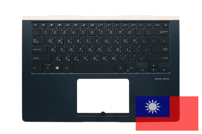 Clavier bleu rétroéclairé taïwanais ZenBook Asus