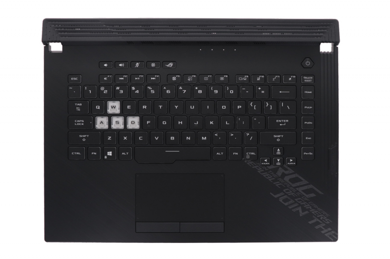 Clavier noir rétroéclairé américain ROG Strix G15