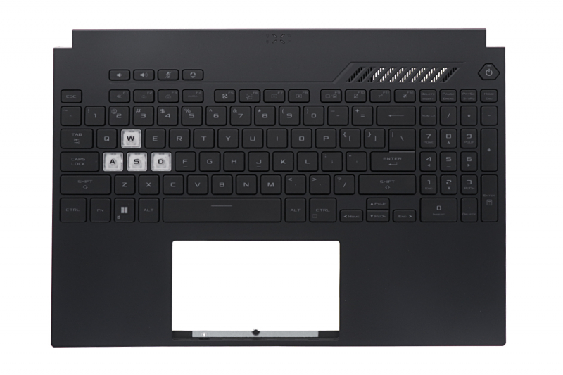 Clavier noir rétroéclairé américain Asus TUF Dash