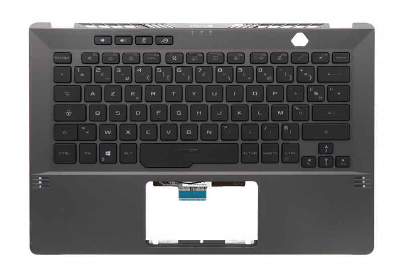 Clavier gris rétroéclairé ROG Zephyrus Asus - Modèle Officiel