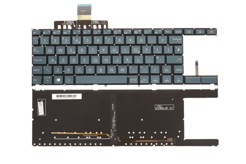 Clavier anglais QWERTY rétroéclairé ZenBook Asus