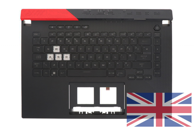Clavier noir rétroéclairé anglais ROG Asus ROG Strix