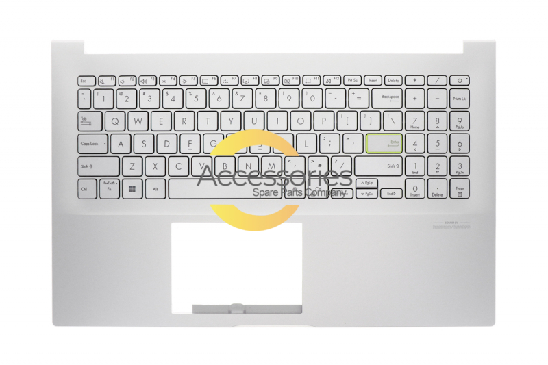 Clavier argenté rétroéclairé US Asus