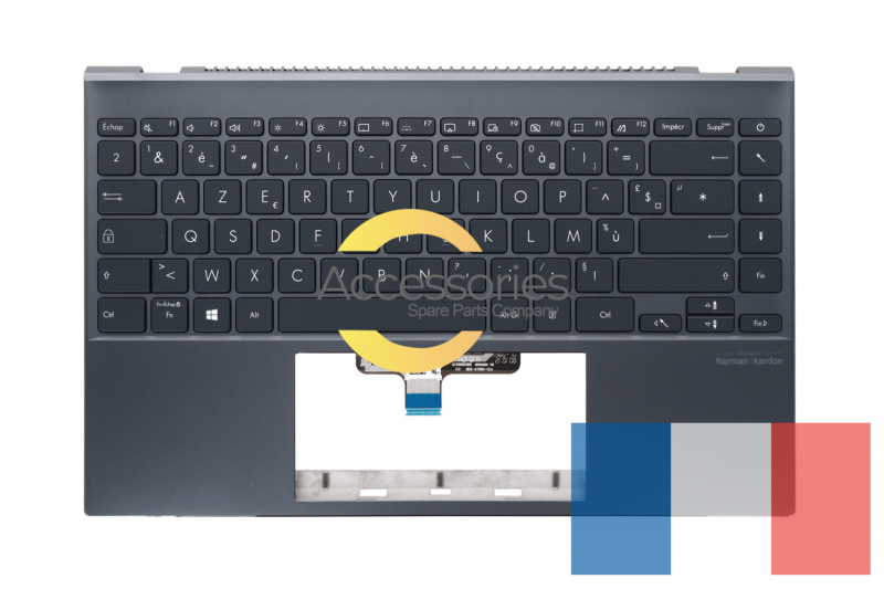 Clavier français gris rétroéclairé Asus