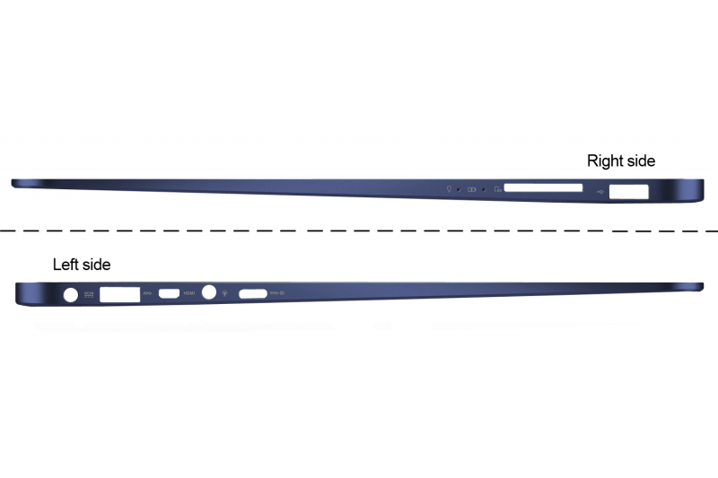 Clavier Asus ZenBook QWERTY Bleu Authentique