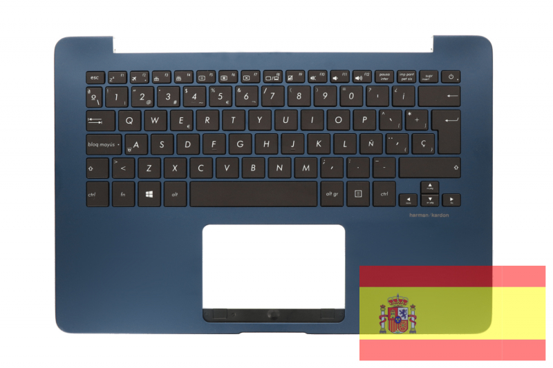 Clavier Asus ZenBook QWERTY Bleu Authentique