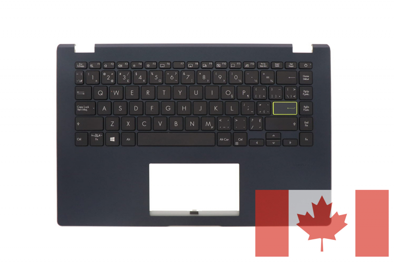 Clavier bleu nuit canadien VivoBook Asus