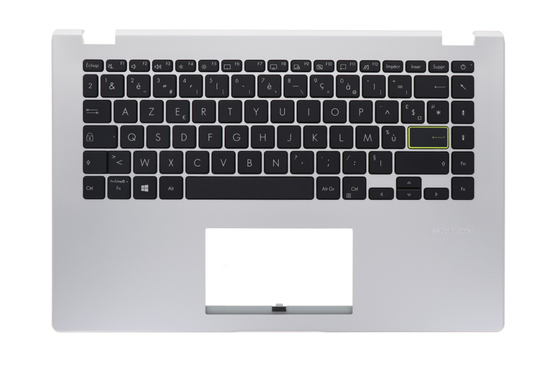 Clavier argenté Asus AZERTY de rechange