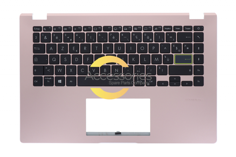 Clavier français rose doré Asus