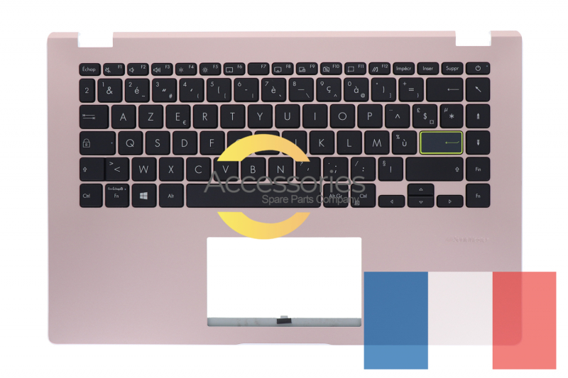 Clavier rose doré VivoBook Asus