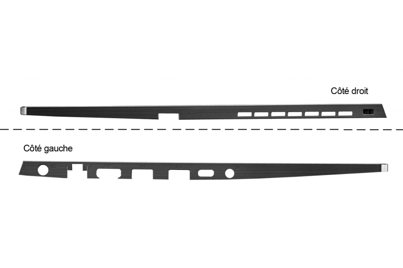 Clavier noir rétroéclairé avec lettres blanches TUF Gaming Asus