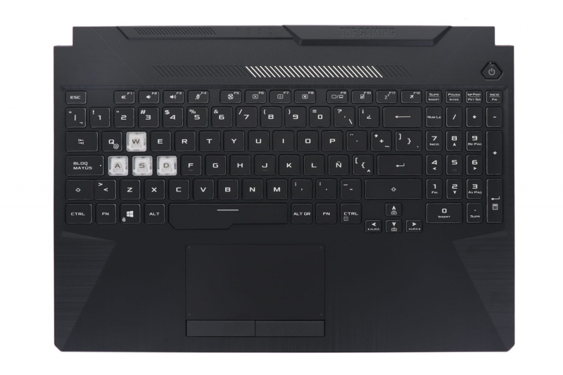 Clavier TUF Gaming Asus latino américain backlit