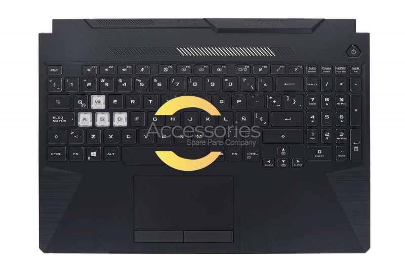 Clavier noir rétroéclairé latino TUF Gaming Asus