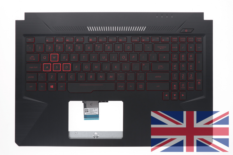 Clavier anglais QWERTY rétroéclairé Asus TUF Gaming