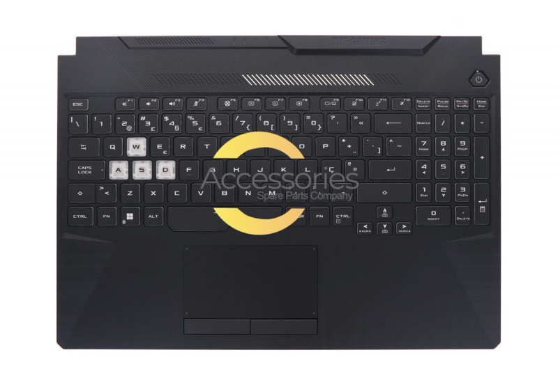 Clavier noir rétroéclairé portugais TUF Gaming Asus