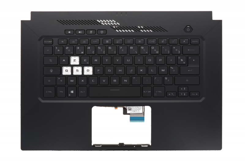 Clavier noir rétroéclairé Série TUF Dash Asus
