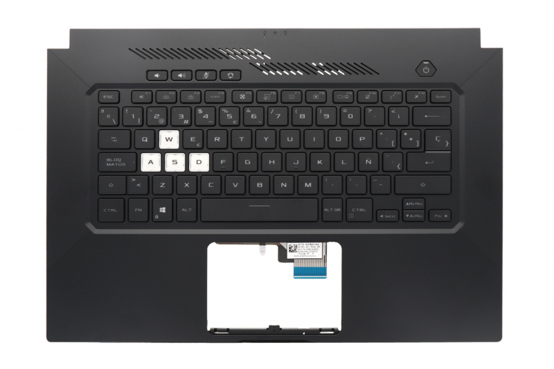 Clavier Asus TUF Dash Rétroéclairé Noir Espagnol