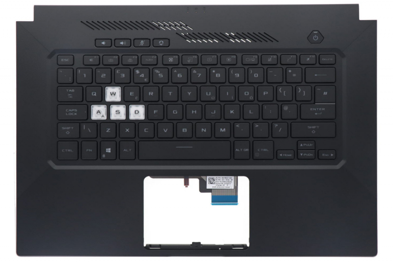 Clavier noir rétroéclairé anglais TUF Dash Asus