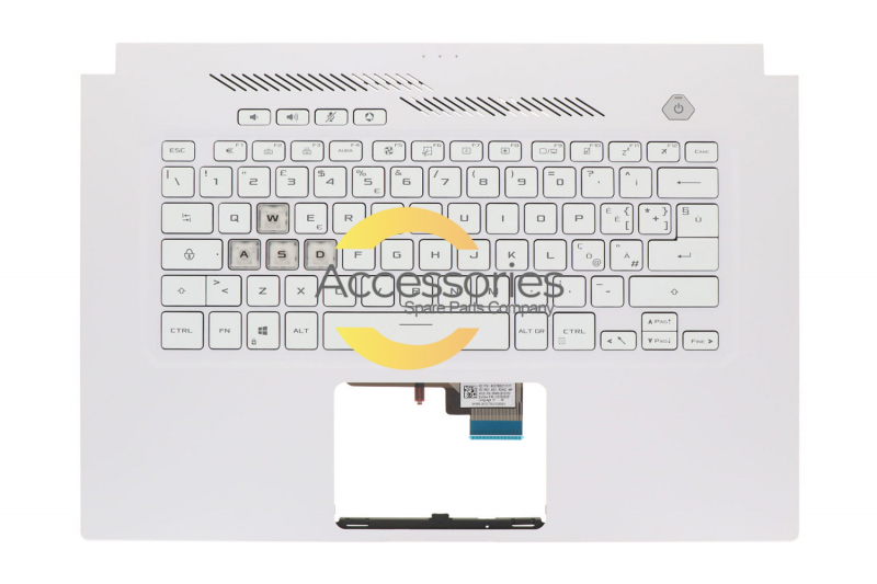 Clavier blanc rétroéclairé italien TUF Dash Asus