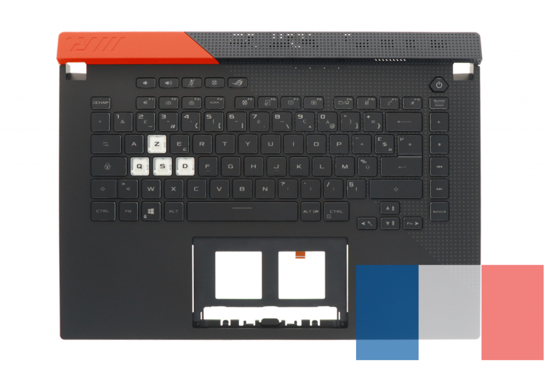 Clavier noir rétroéclairé ROG Asus ROG Strix