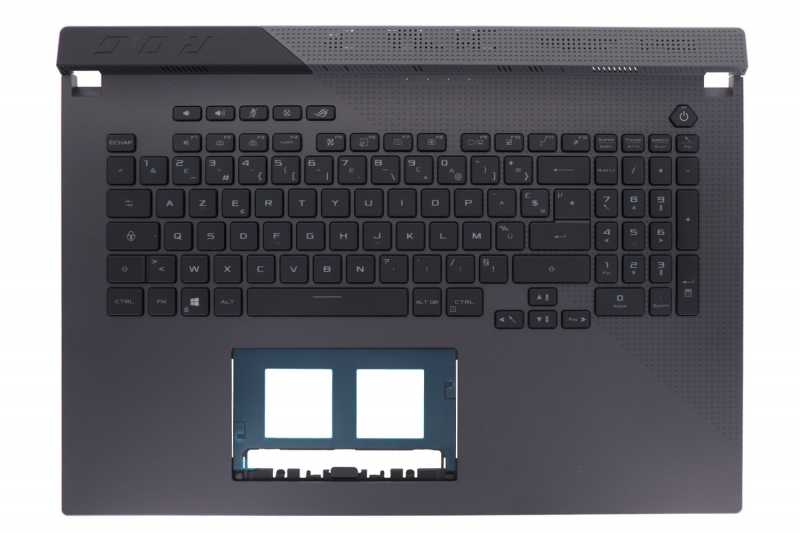 Clavier gris rétroéclairé de rechange Asus