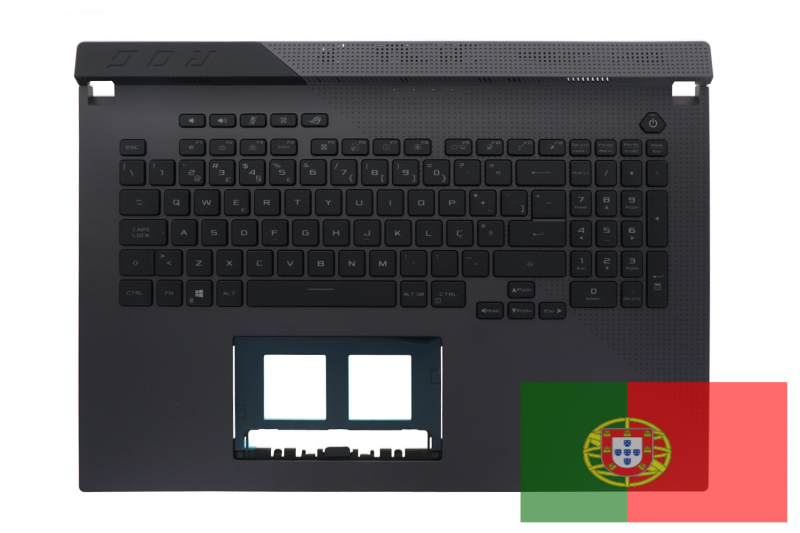 Clavier Asus ROG Strix gris portugais rétroéclairé