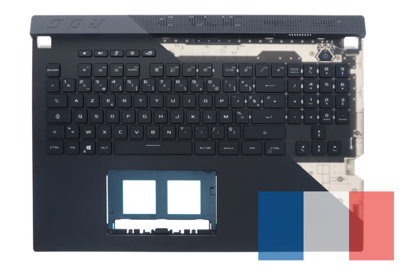 Clavier noir de rechange rétroéclairé ROG Strix Scar Asus