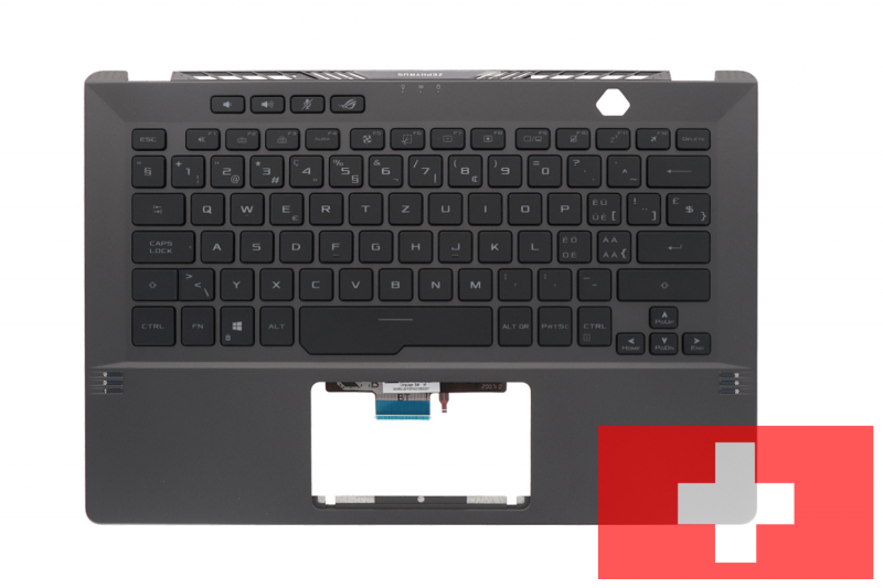 Clavier Asus suisse gris ROG Zephyrus rétroéclairé