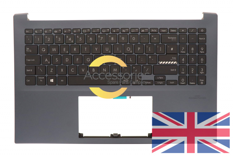 Clavier anglais bleu nuit rétroéclairé VivoBook Asus