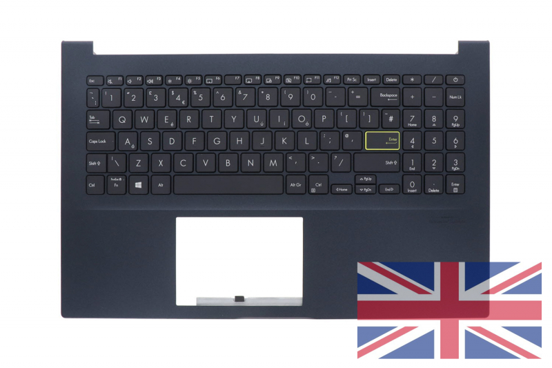 Clavier anglais Asus Vivobook QWERTY noir