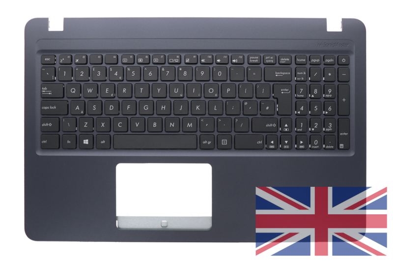 Clavier gris foncé anglais VivoBook Asus Clavier gris foncé anglais VivoBook Asus