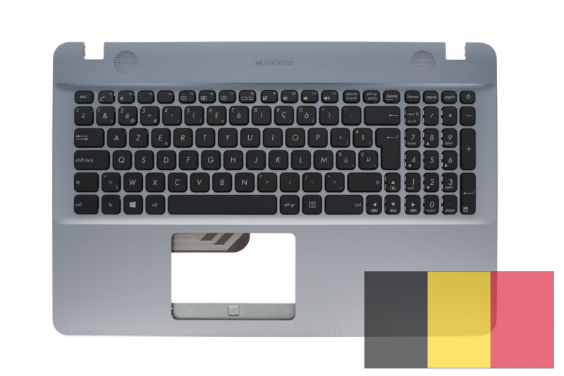 Clavier belge de rechange argenté Asus officiel