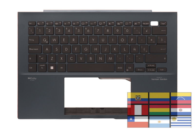 Clavier Asus latino américain rétroéclairé ZenBook