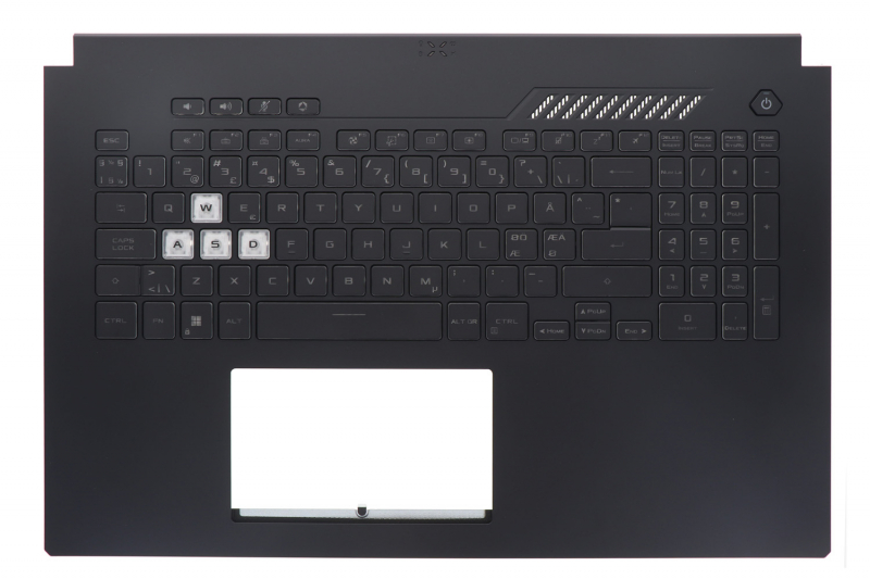 Clavier nordique rétroéclairé Asus TUF Gaming