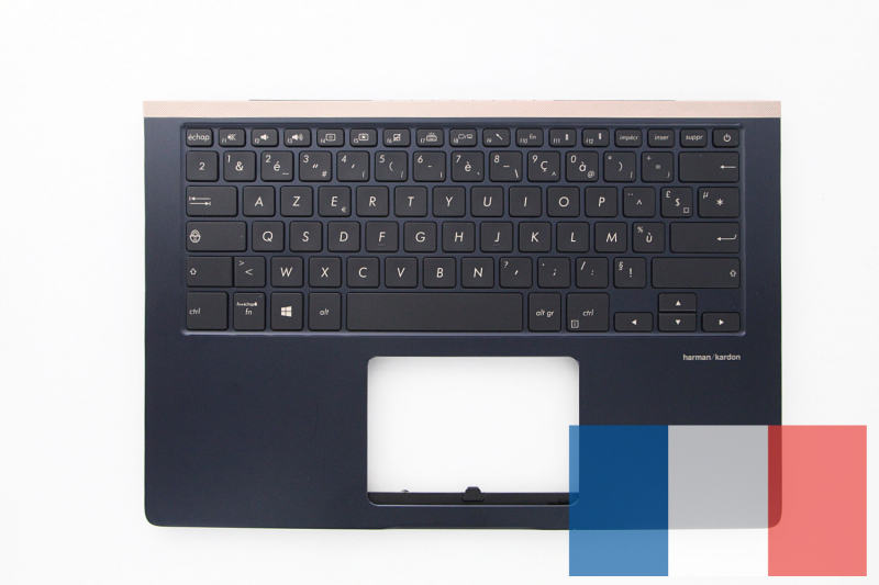 Clavier bleu rétroéclairé ZenBook Asus - Modèle Officiel