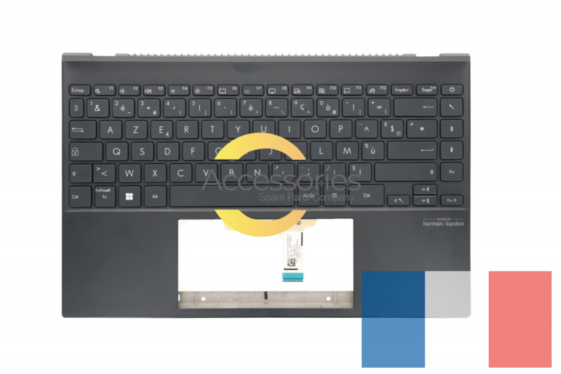 Clavier français gris rétroéclairé Asus Zenbook 