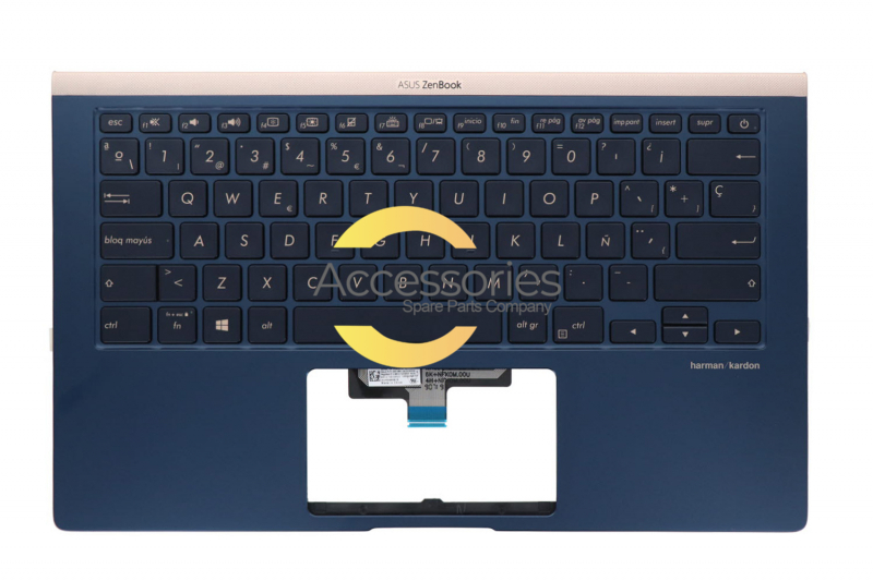 Clavier rétroéclairé bleu espagnol Asus ZenBook 