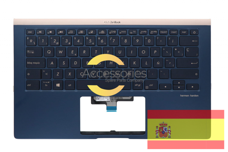 Clavier rétroéclairé bleu espagnol Asus ZenBook 