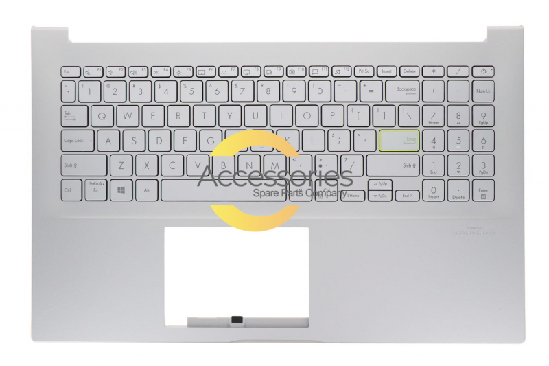 Clavier argenté rétroéclairé américain Asus VivoBook